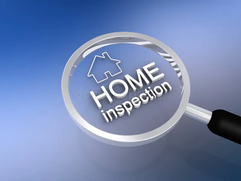home inspection magnifying glass