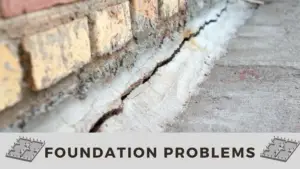 cracking along foundation