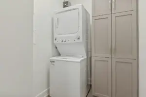 a dryer and a dryer in a room