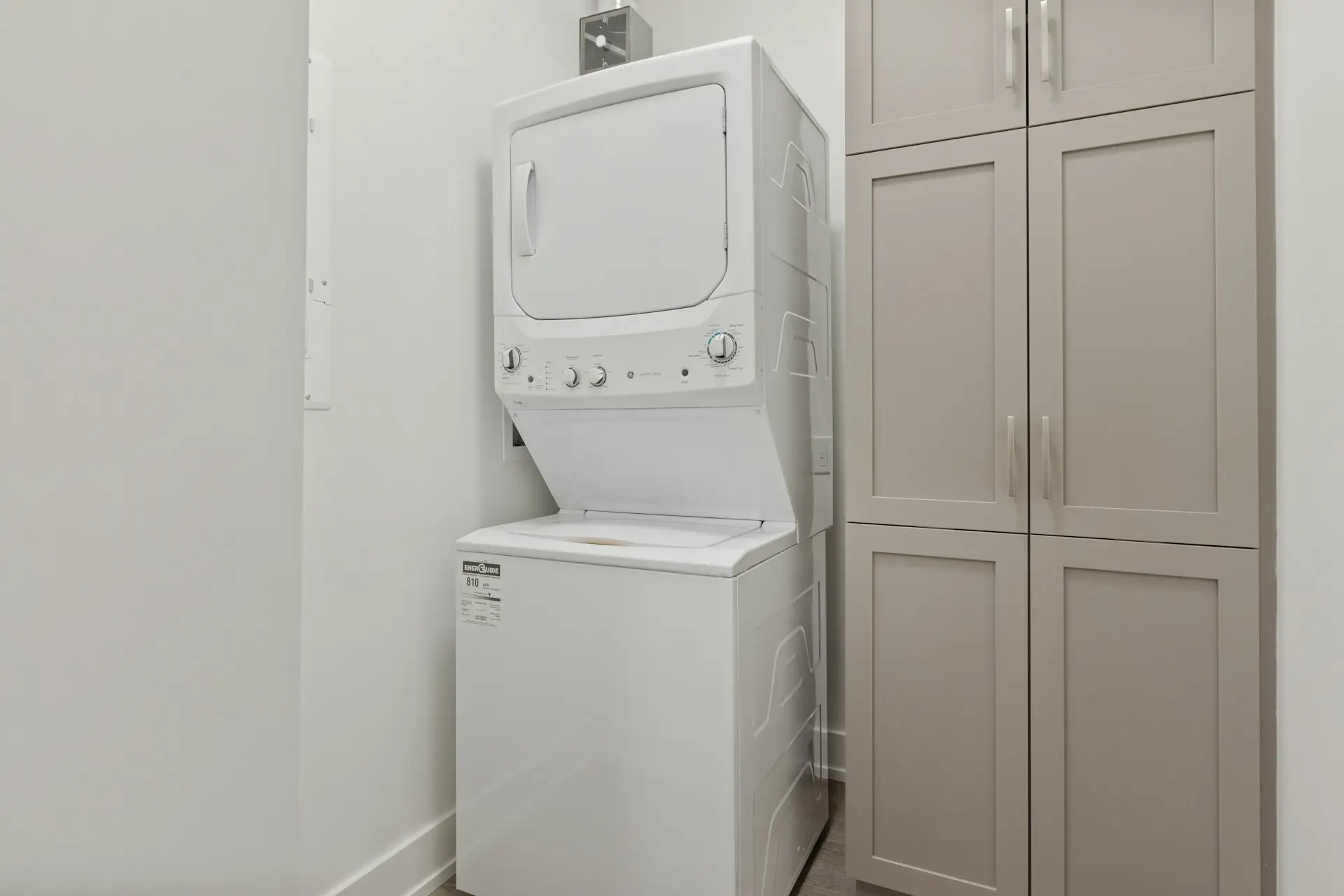 a dryer and a dryer in a room