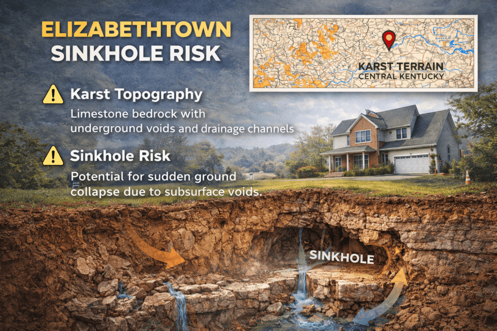 elizabethtown sinkhole risk