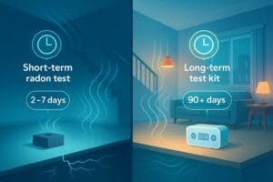 short term vs long term radon testing explained