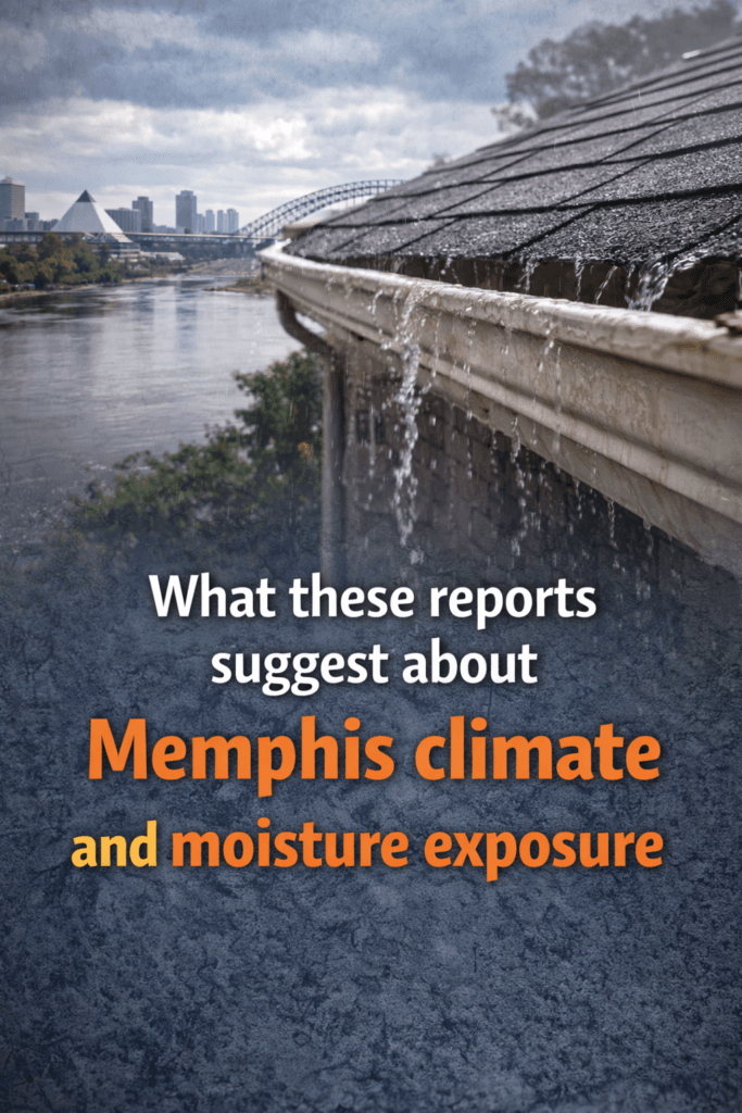 what these reports suggest about memphis cliemate and moisture exposure