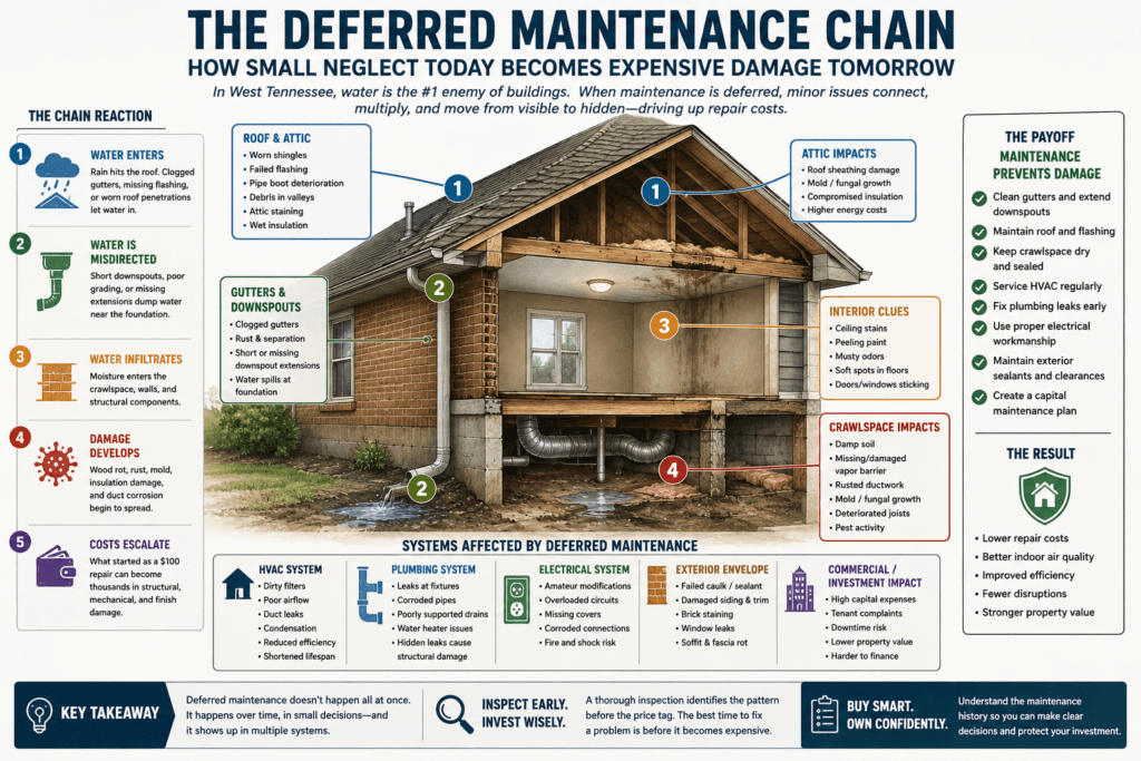 deferred maintence chain diagram