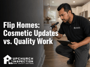 flip homes cosmetic updates vs quality work
