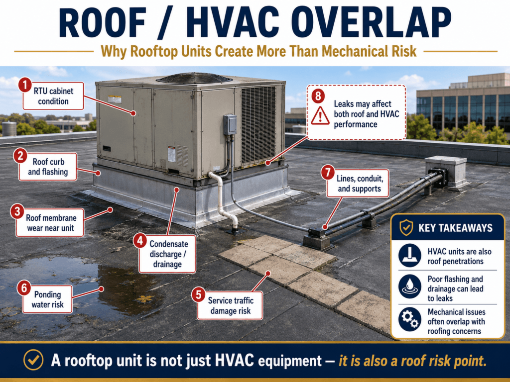 roof hvac overlap