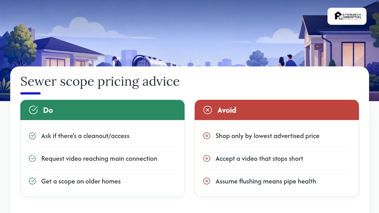 What Experience Actually Teaches About Sewer Scope Pricing — overview diagram