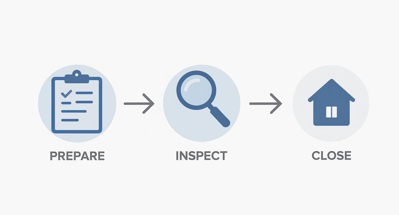Infographic about how to prepare for home inspection