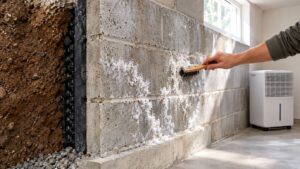 efflorescence on basement walls missouri cleaning efflorescence