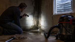 water coming through basement wall after rain basement flooding