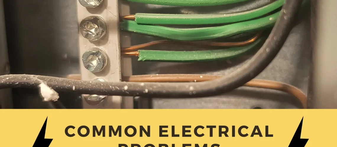 photo of double tapped lugs in an electric box