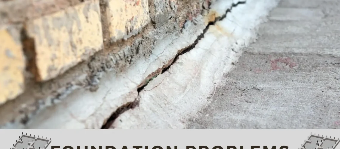 cracking along foundation