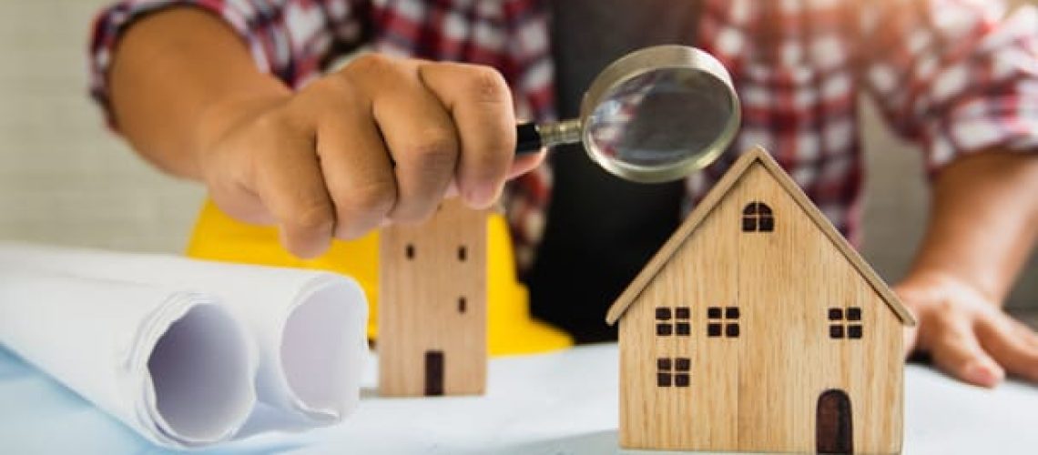 inspector engineer checking real estate, best property and perfe home inspector looking at home